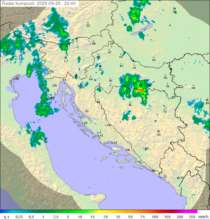 Padavine Hrvaška