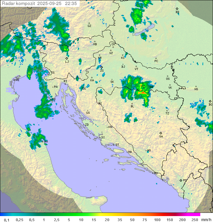 Padavine Hrvaška