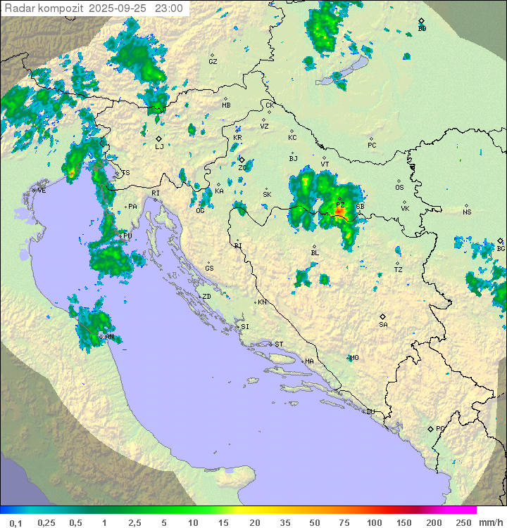 Padavine Hrvaška