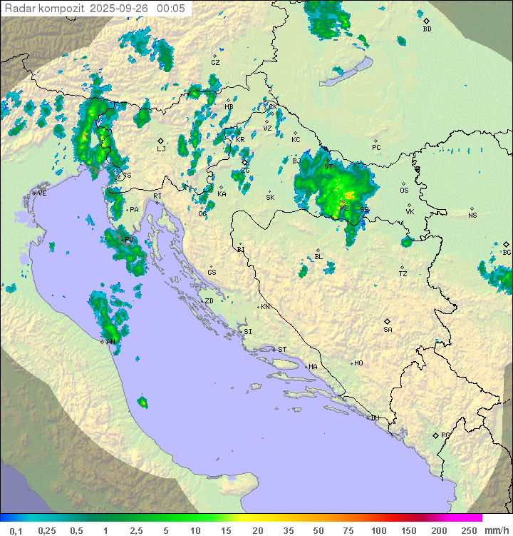 Padavine Hrvaška