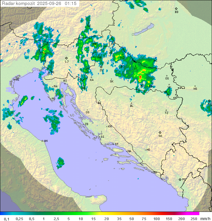 Padavine Hrvaška
