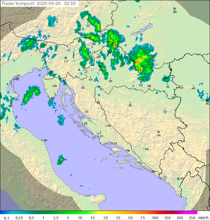 Padavine Hrvaška