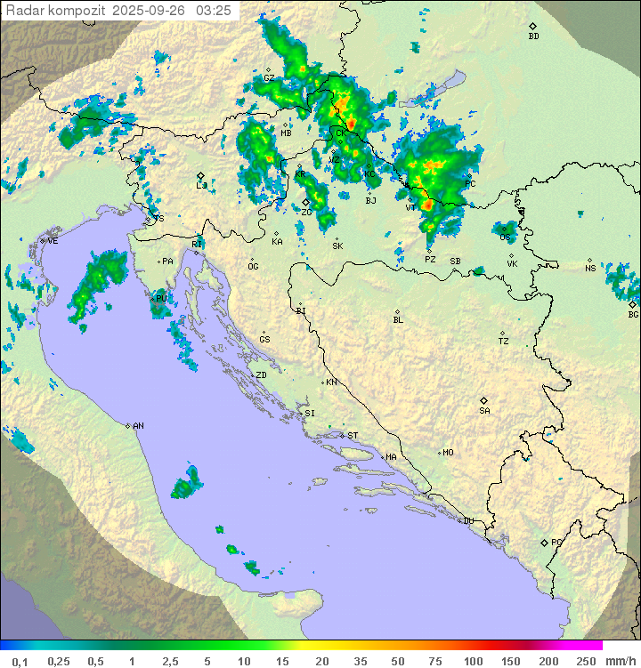 Padavine Hrvaška