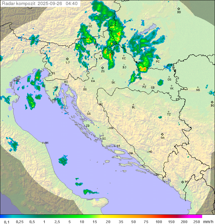 Padavine Hrvaška