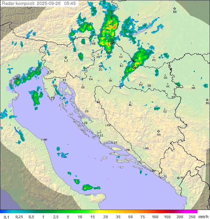 Padavine Hrvaška