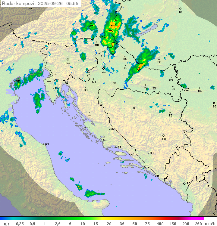Padavine Hrvaška