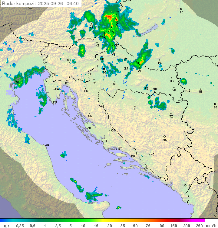 Padavine Hrvaška
