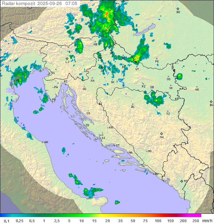 Padavine Hrvaška