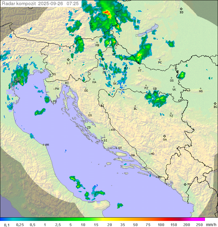 Padavine Hrvaška