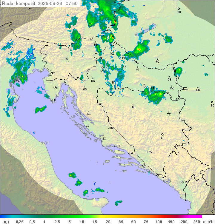 Padavine Hrvaška