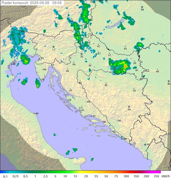 Padavine Hrvaška