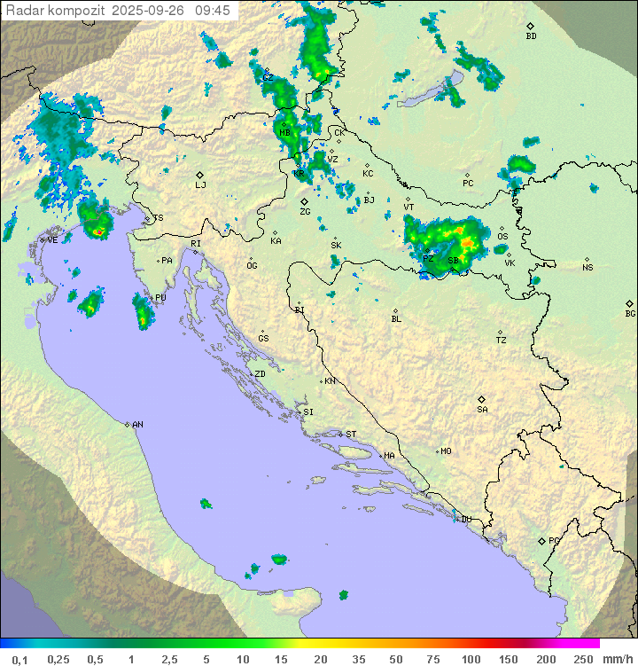 Padavine Hrvaška