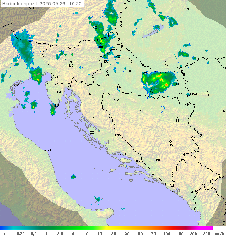 Padavine Hrvaška
