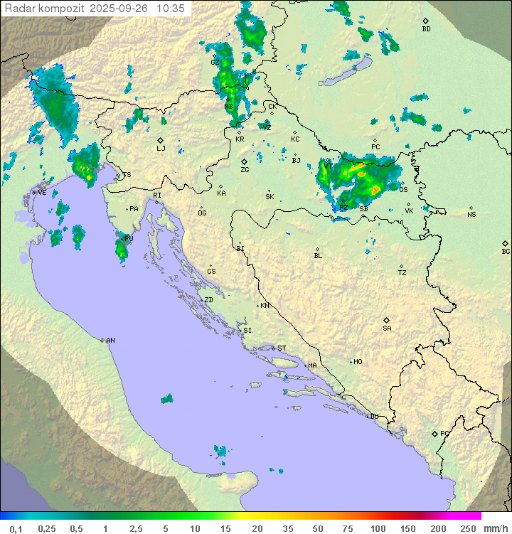 Padavine Hrvaška