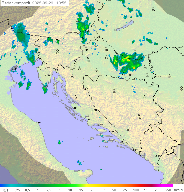 Padavine Hrvaška