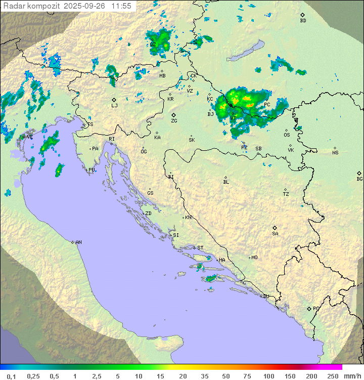 Padavine Hrvaška