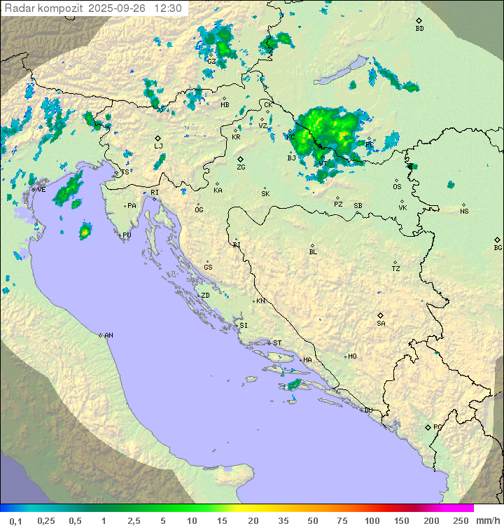 Padavine Hrvaška
