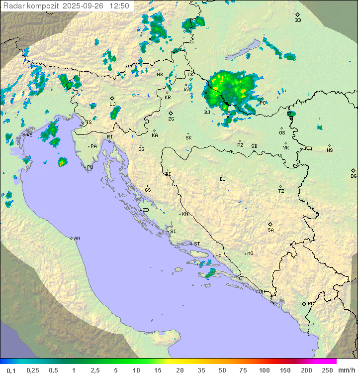 Padavine Hrvaška