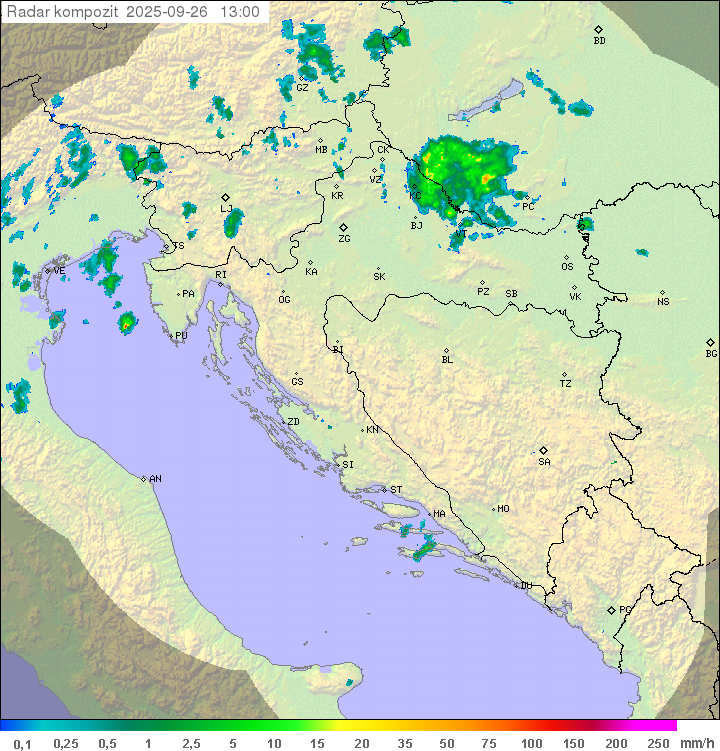 Padavine Hrvaška