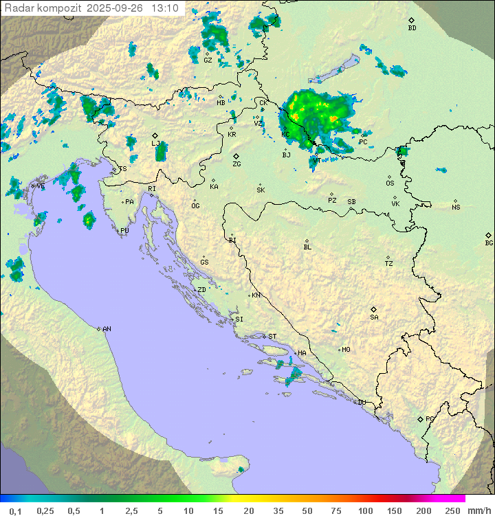 Padavine Hrvaška