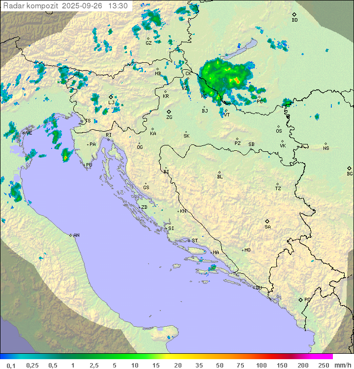 Padavine Hrvaška