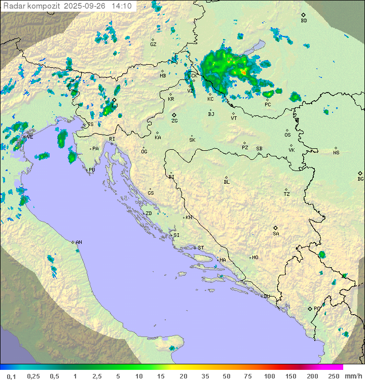 Padavine Hrvaška