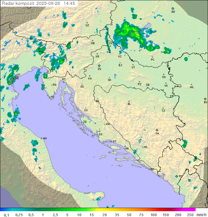 Padavine Hrvaška