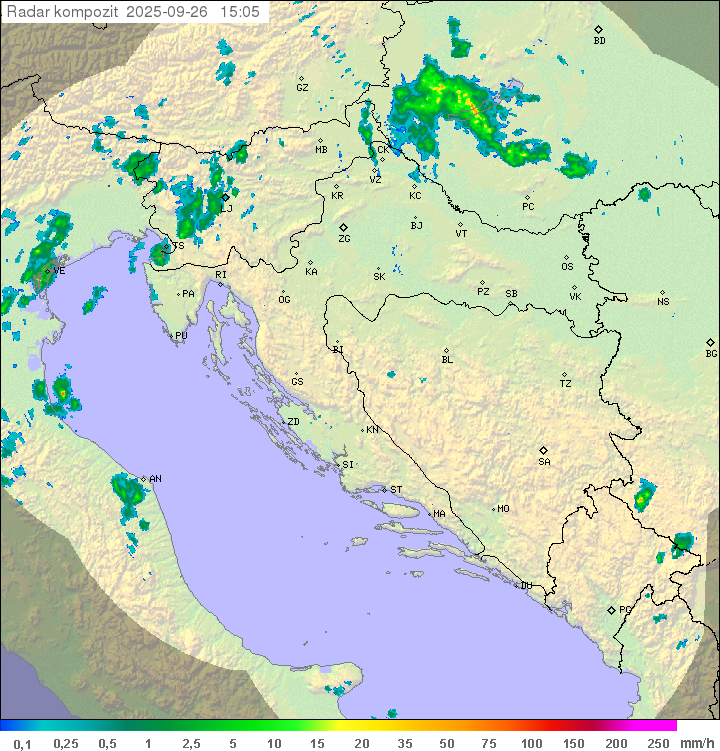 Padavine Hrvaška