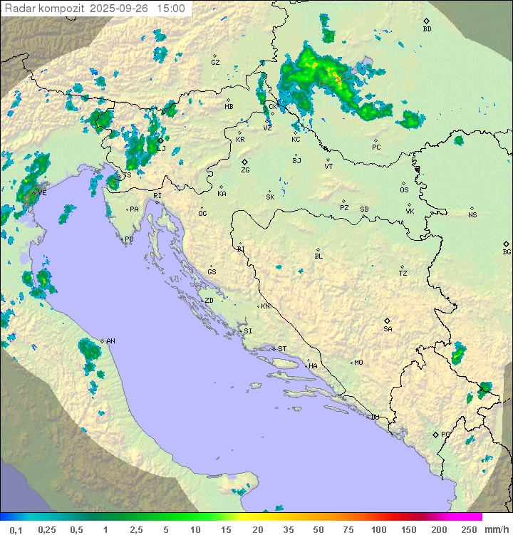 Padavine Hrvaška