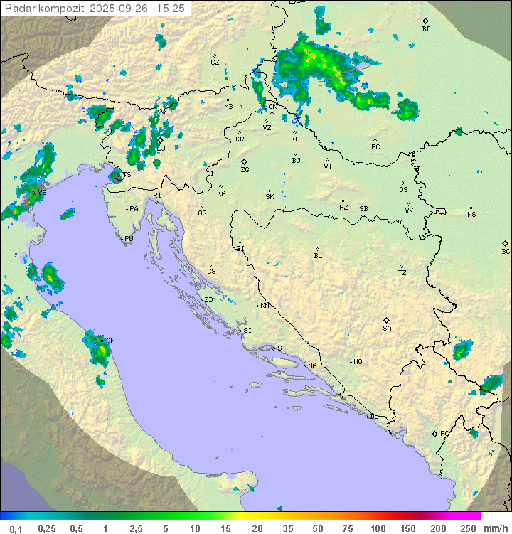 Padavine Hrvaška