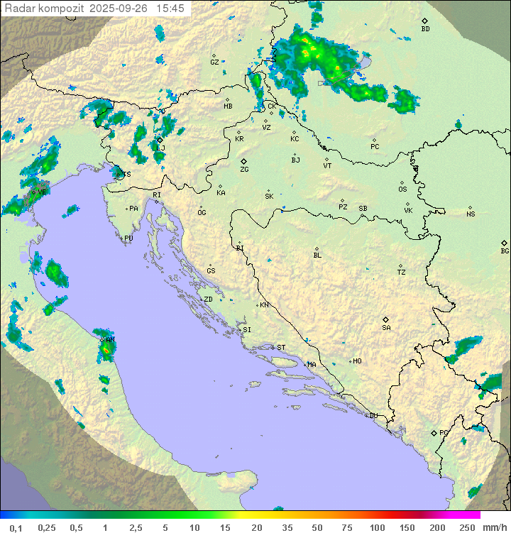 Padavine Hrvaška