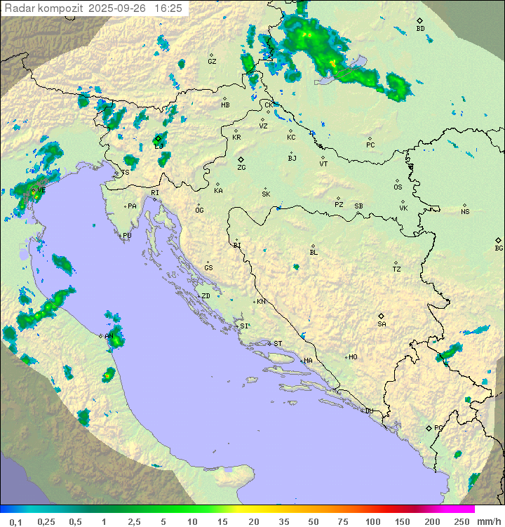 Padavine Hrvaška