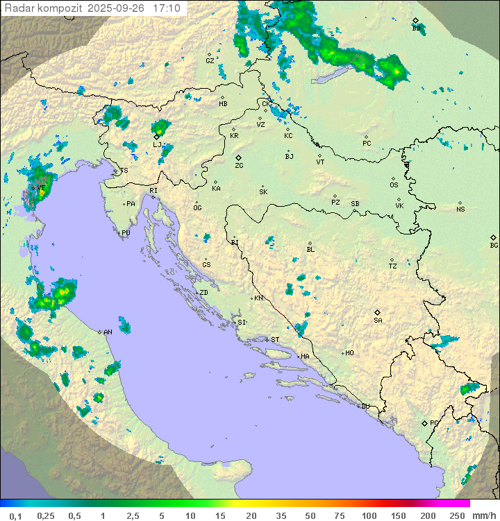 Padavine Hrvaška
