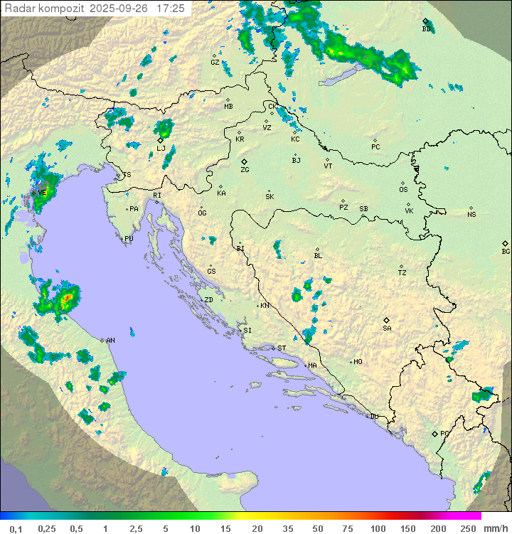 Padavine Hrvaška