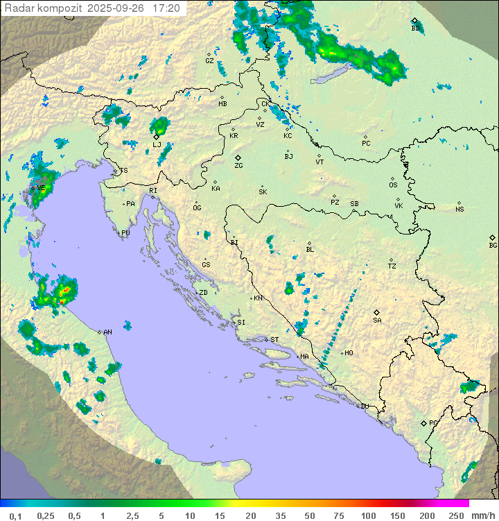 Padavine Hrvaška