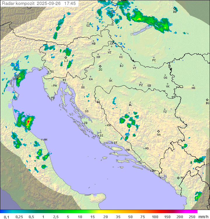 Padavine Hrvaška