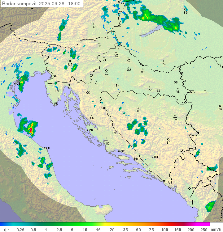 Padavine Hrvaška