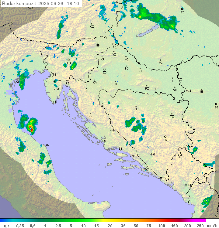 Padavine Hrvaška