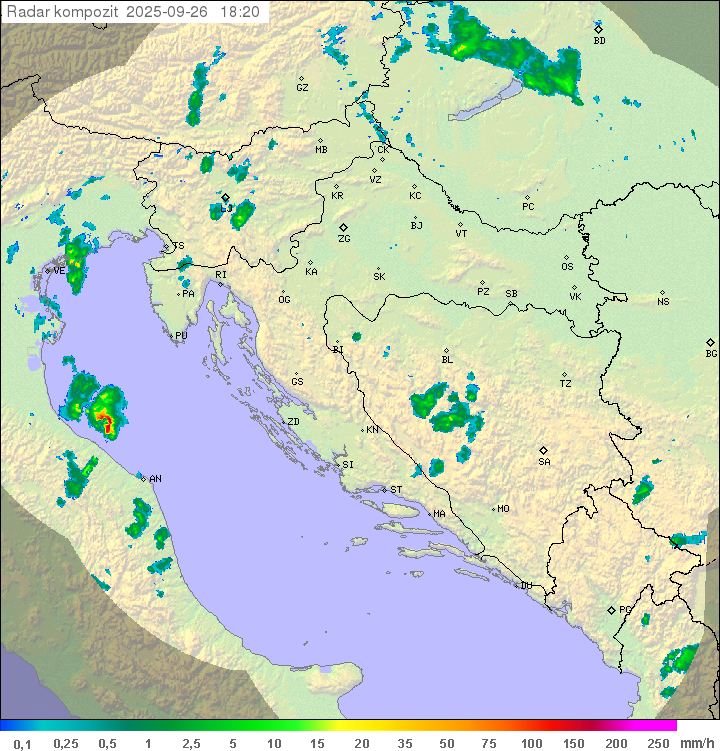 Padavine Hrvaška