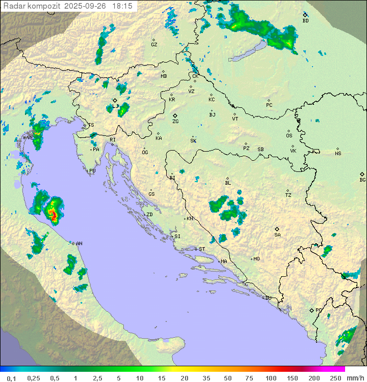 Padavine Hrvaška