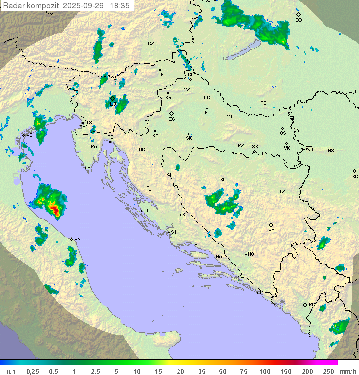 Padavine Hrvaška