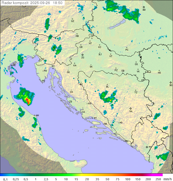 Padavine Hrvaška