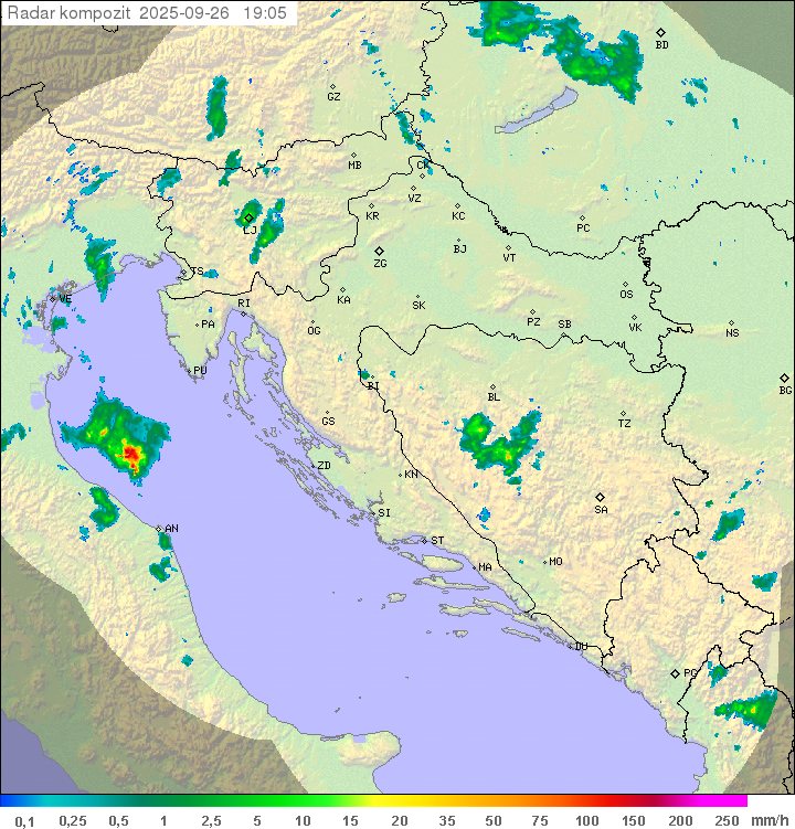 Padavine Hrvaška