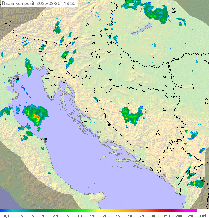 Padavine Hrvaška