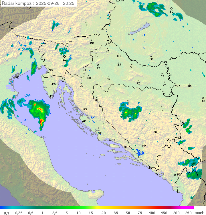 Padavine Hrvaška