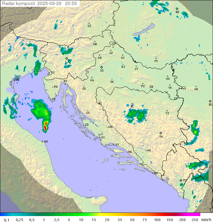 Padavine Hrvaška