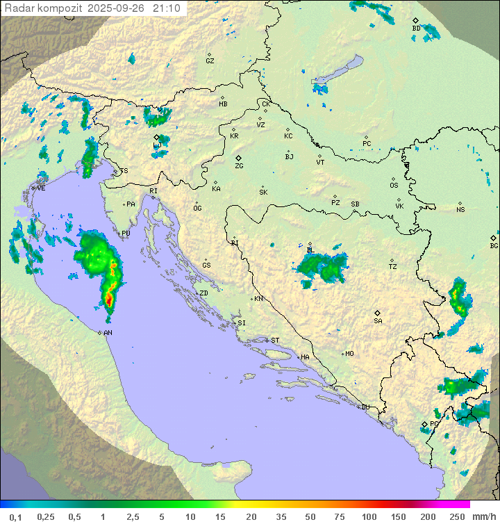 Padavine Hrvaška