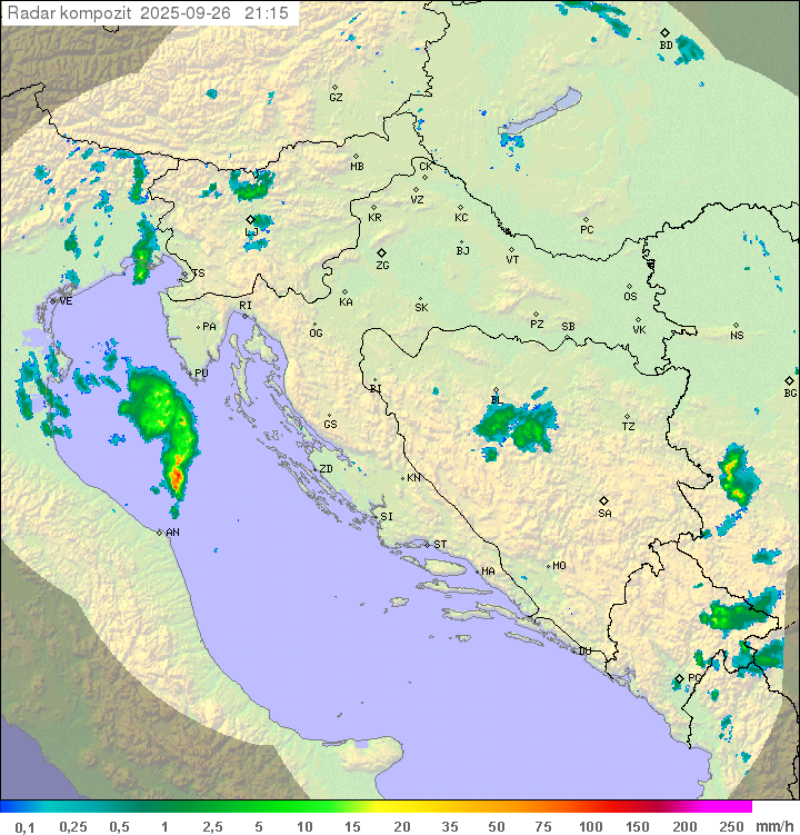 Padavine Hrvaška