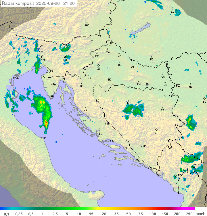 Padavine Hrvaška