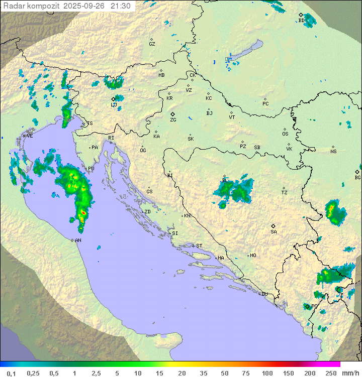 Padavine Hrvaška